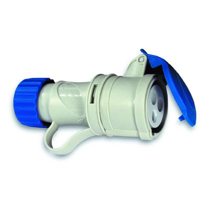 BASE CETAC 1100052 2P+T 220V/16A AZUL