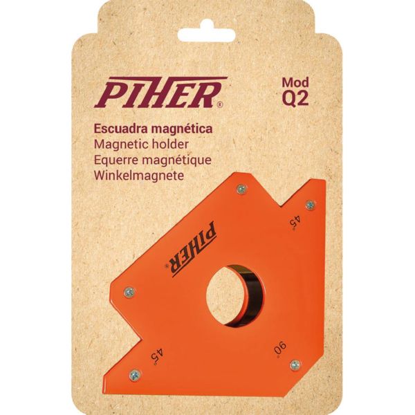 ESCUADRA Q-3 GRANDE 140MM MAGNETICA