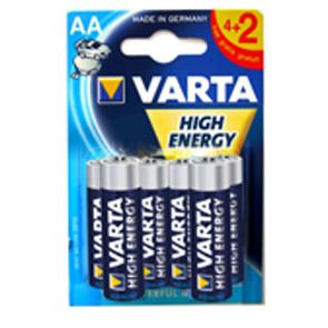 PILA ALC.4906-LR-06 AA BLIST(4+2) VARTA