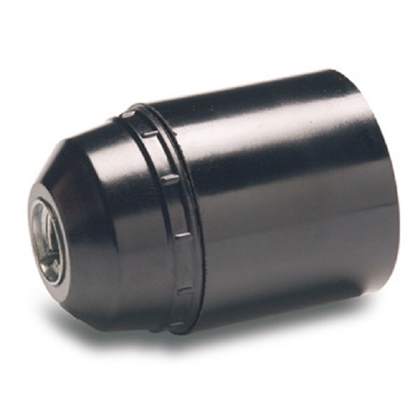 PORTALAMPARA 161 LISO E27 NEGRO 4A